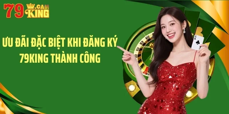 Ưu đãi đặc biệt khi đăng ký 79King thành công Ưu đãi đặc biệt khi đăng ký 79King thành công